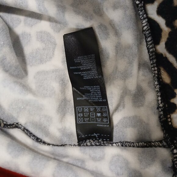 Forever 21 Leopard Print Midi Skirt Women's Small Stretch Bodycon Animal - Picture 7 of 7